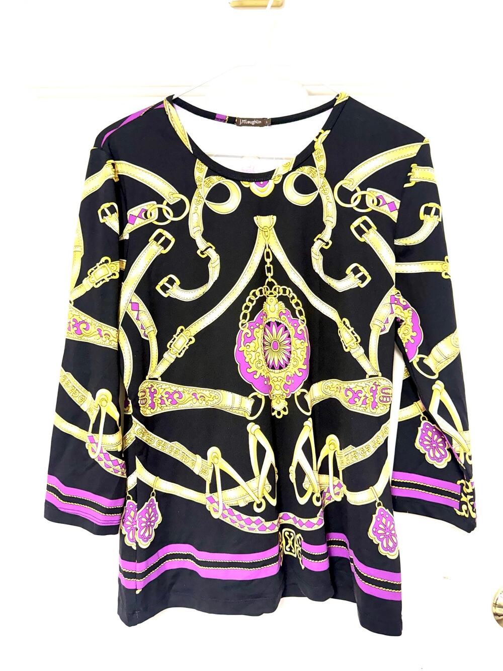 J. McLaughlin NWT Carolina Cloth Pullover Blouse Size Large